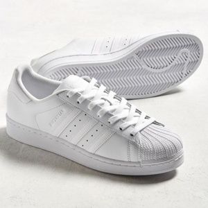 White Adidas Superstar Sneakers